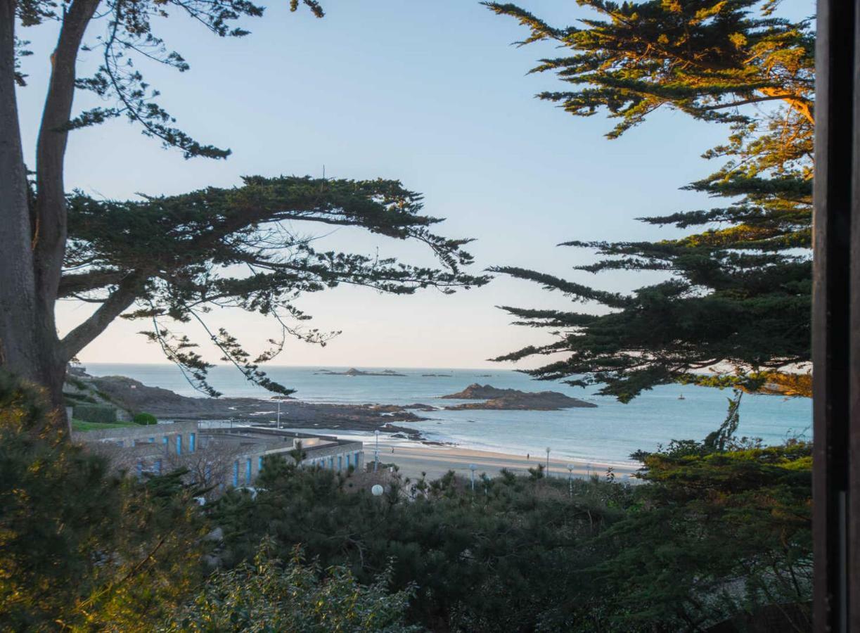 La Pinede Villa Dinard Bagian luar foto